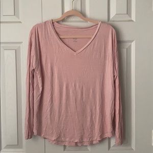 Pink long sleeve mossimo shirt